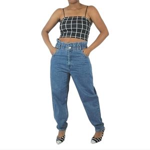 Zara Denim Paper Bag Denim Jeans